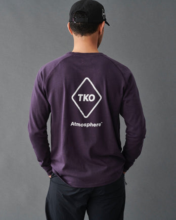 Off-Race TKO Long Sleeve T-Shirt- Purple