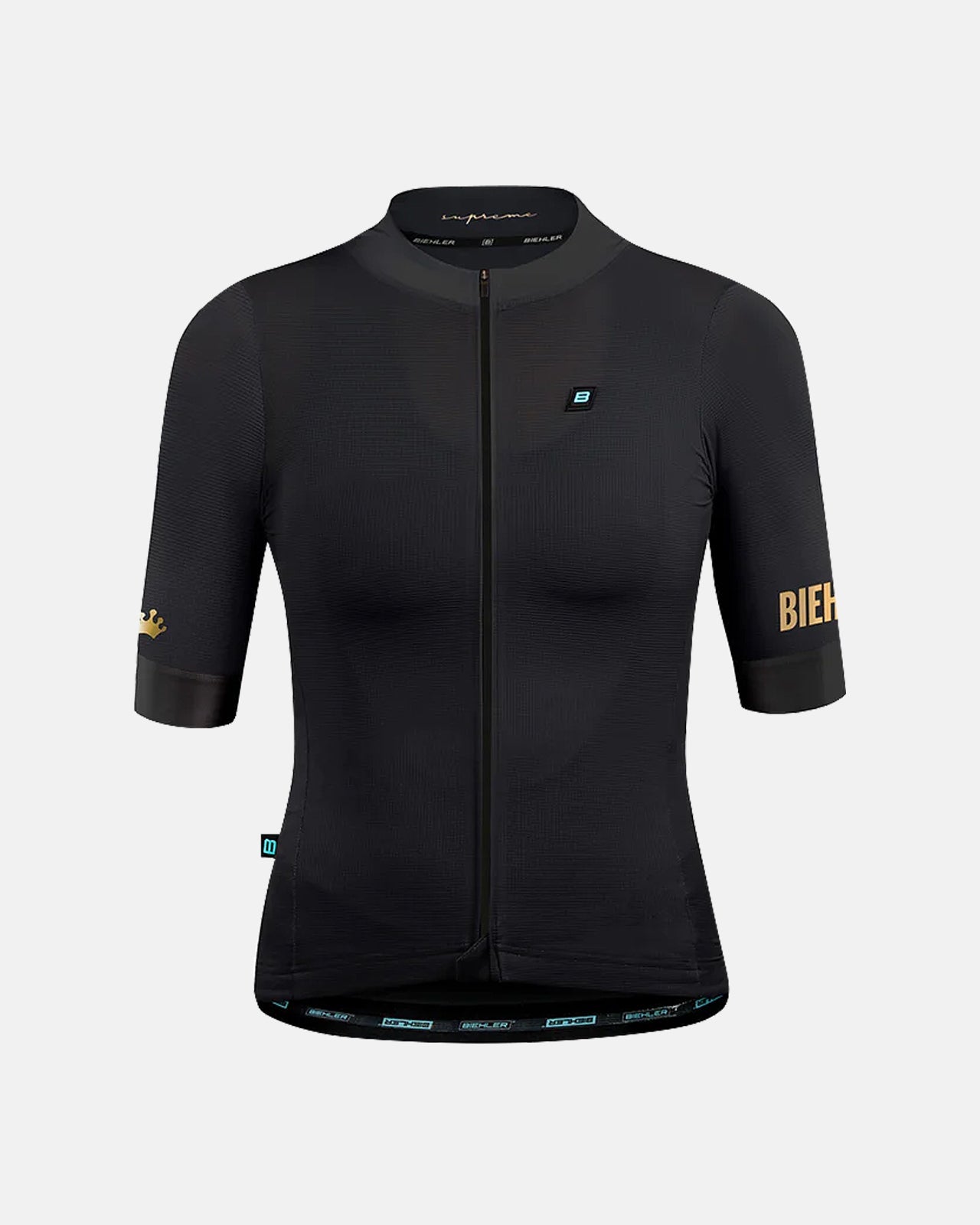 Women's Supreme Jersey - Black Gold | Enroute.cc