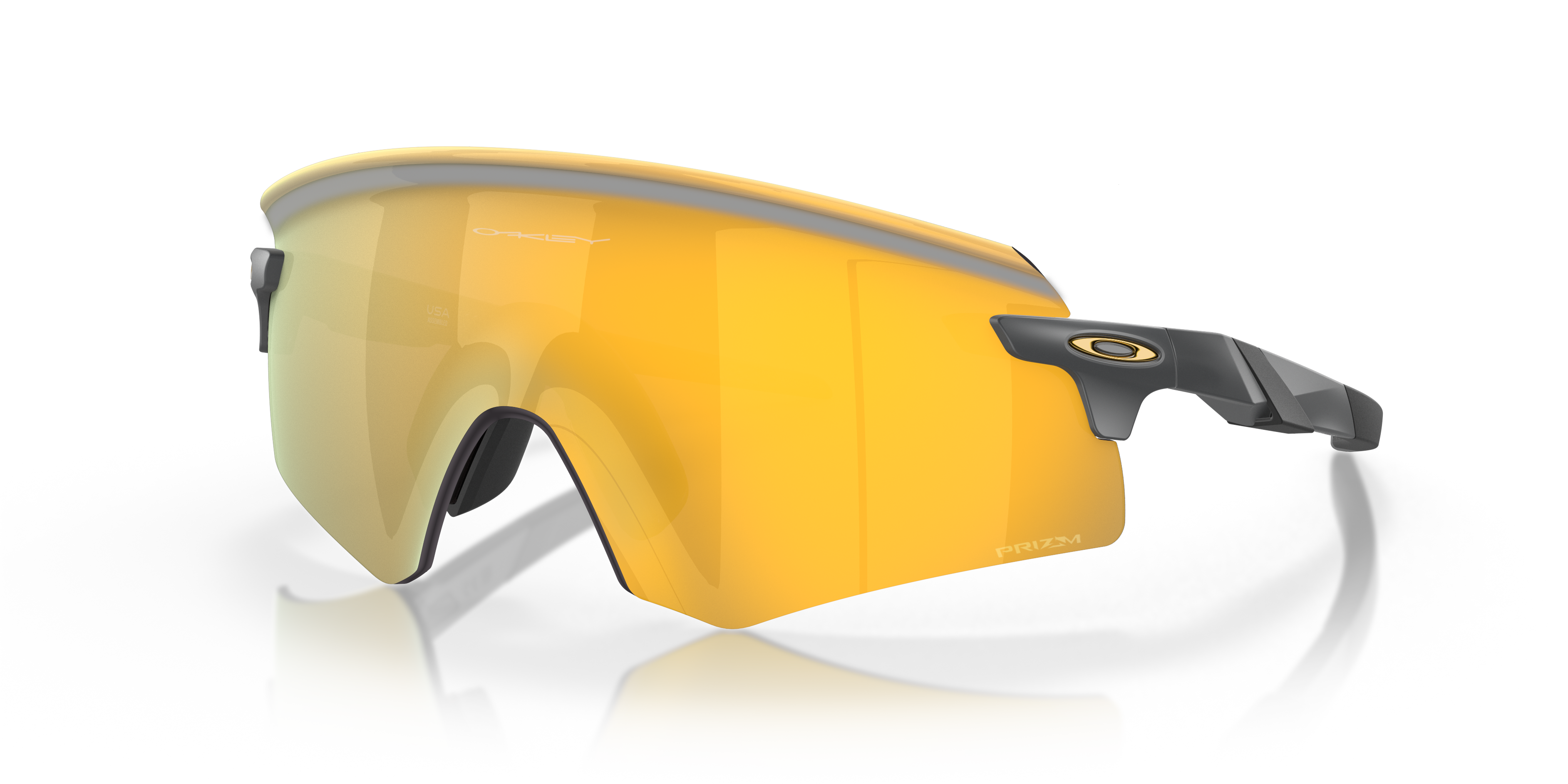 Oakley Encoder Sunglasses - Matte Carbon/Prizm 24K