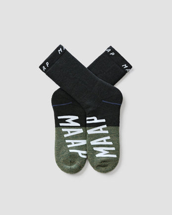 Apex Wool Sock - Black