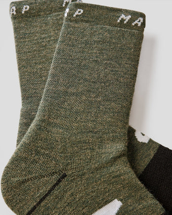 MAAP Apex Wool Sock - Olive