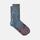 Blurred Out Sock - Blue Mix