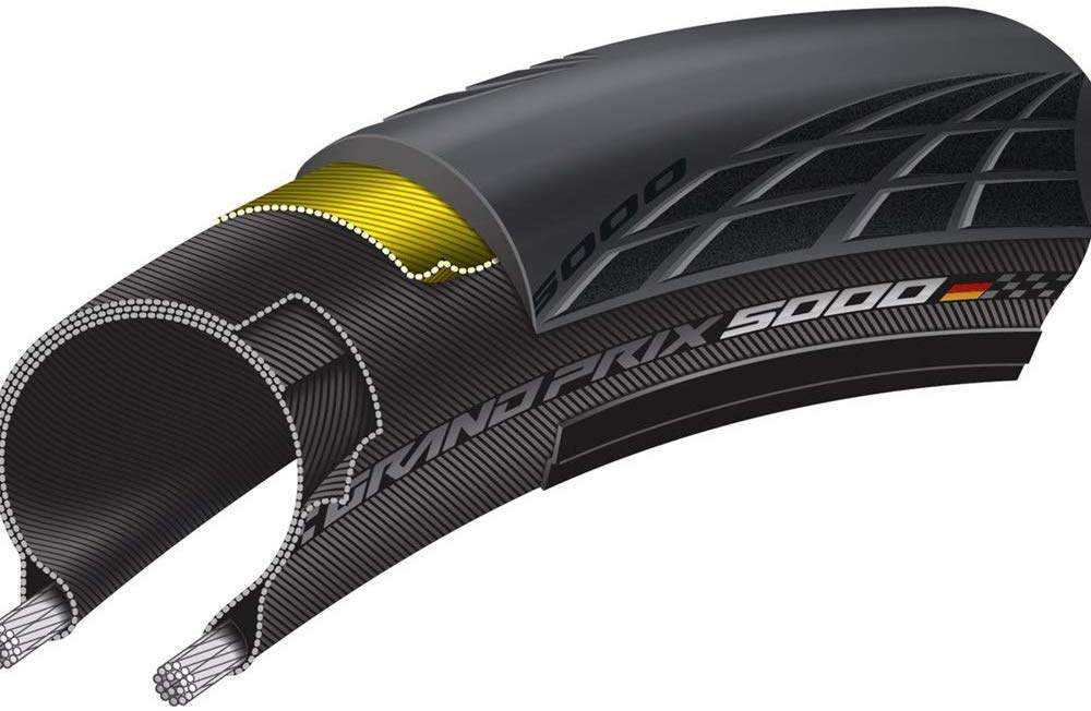 Continental Grand Prix 5000 Clincher - Black - Continental