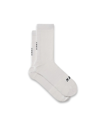 Division Mono Socke – Weiß/Weiß