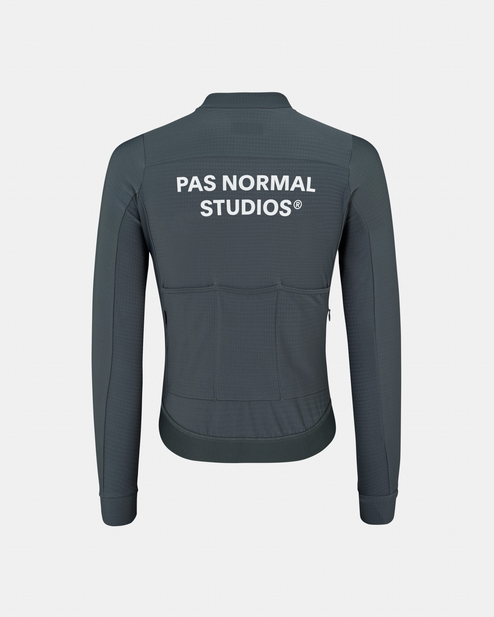 Pas Normal Studios Essentials Long Sleeve Jersey - Dark grey