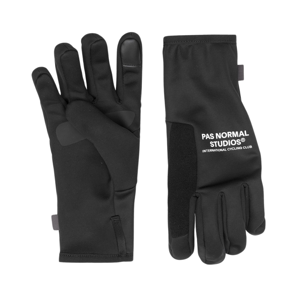 Logo Thermal Gloves - Black - Pas Normal Studios