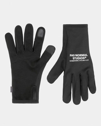 Logo Transition Gloves - Black - Pas Normal Studios