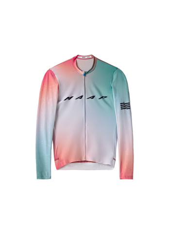 Blurred Out Pro Hex LS Jersey 2.0  - Flame