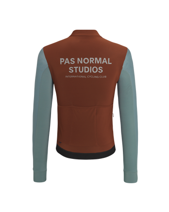 Mechanism Thermal Long Sleeve Jersey - Mahogany/ Dusty Teal
