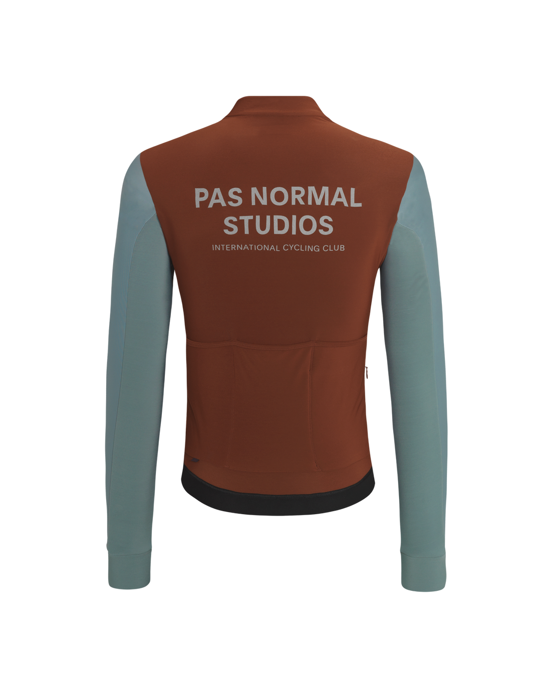 Mechanism Thermal Long Sleeve Jersey - Mahogany/ Dusty Teal - Pas Normal Studios