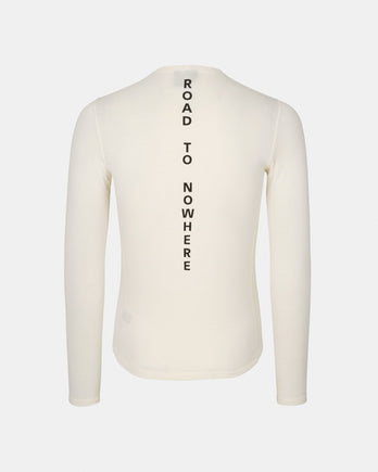 Men‘s Thermal Long Sleeve Base Layer - Off White