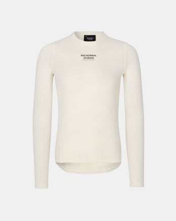 Men‘s Thermal Long Sleeve Base Layer - Off White