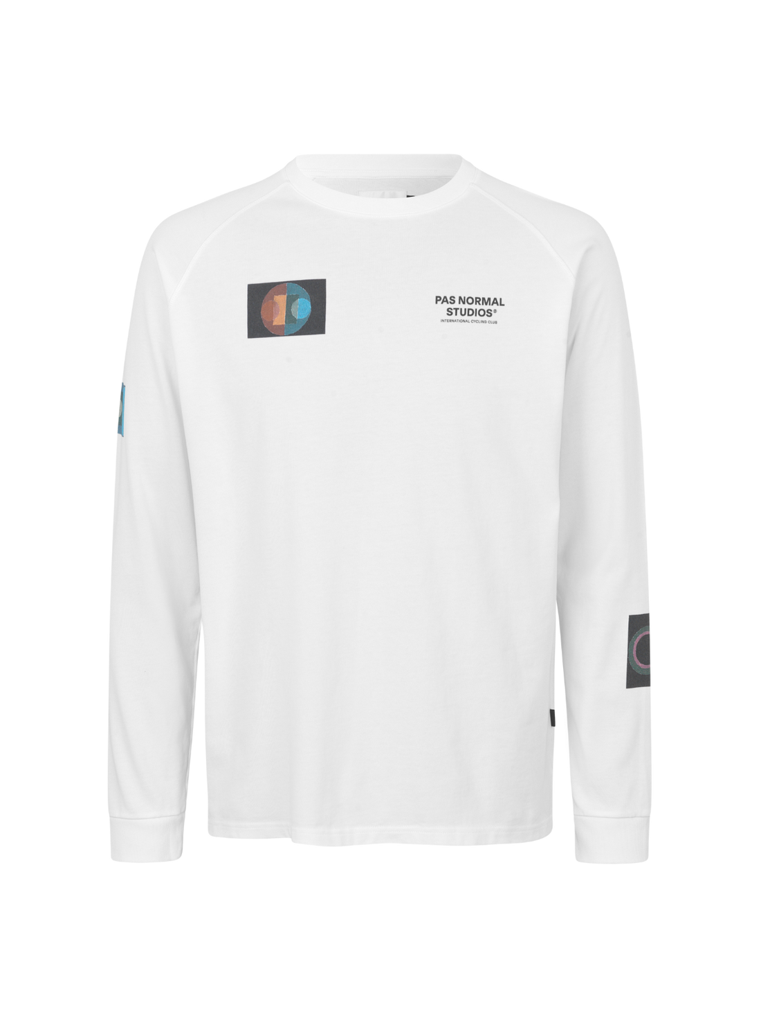 T.K.O. Off-Race Langarm-T-Shirt – Weiß