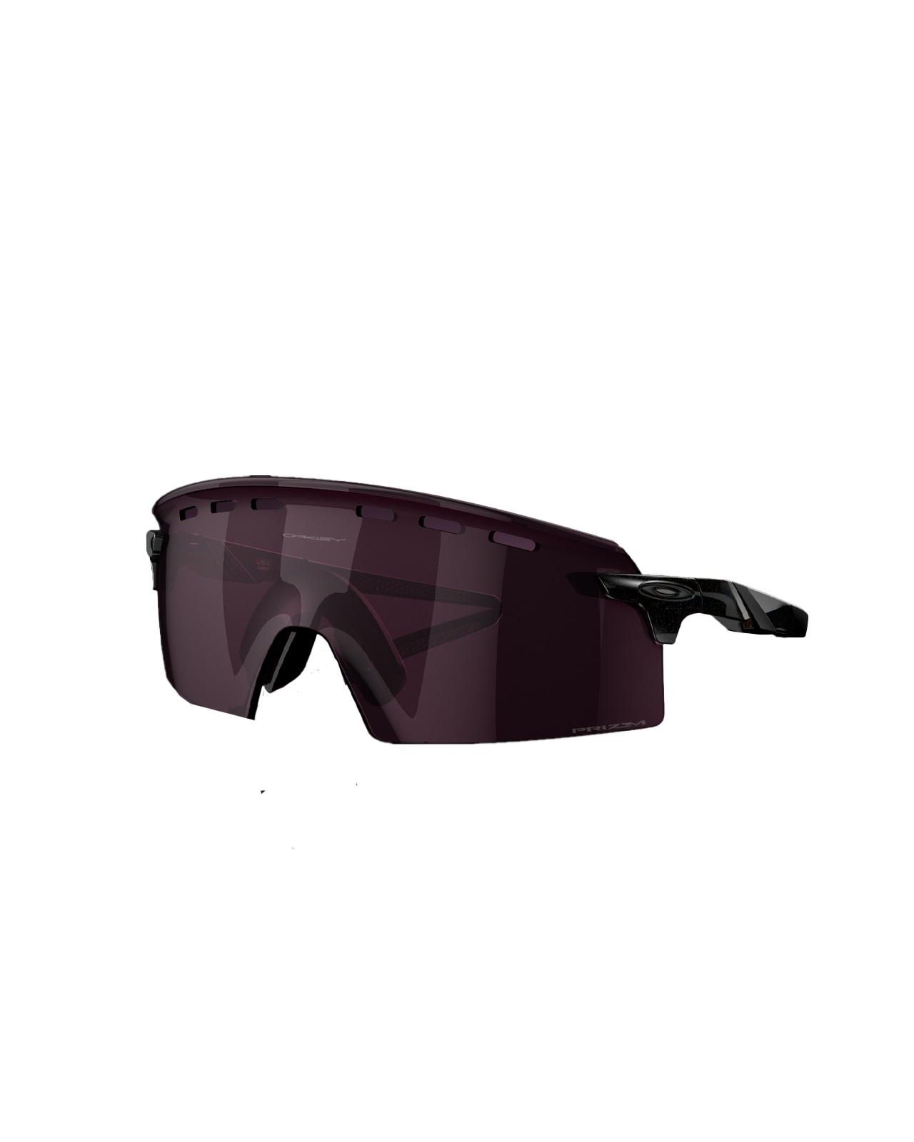 Oakley Encoder Strike Vented Sunglasses - Dark Galaxy Frame/ Prizm Road Black