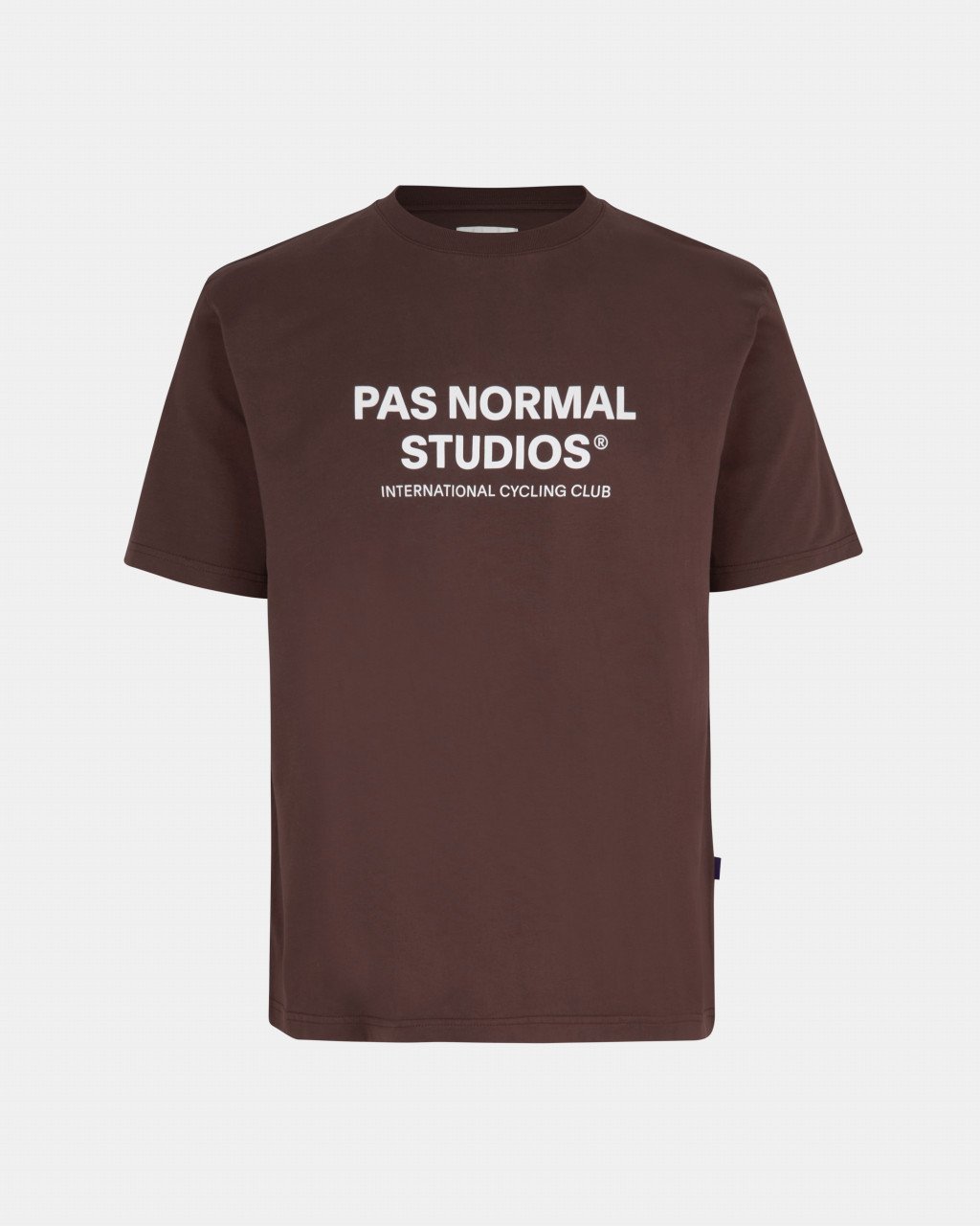 Off-Race Logo T-Shirt - Deep Brown - Pas Normal Studios
