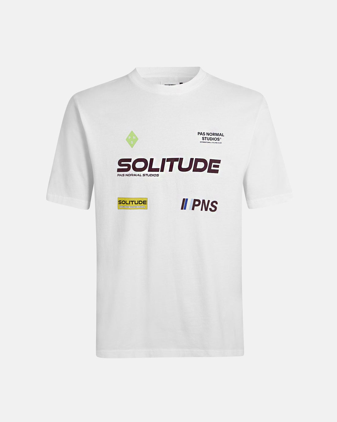 Off-Race Solitude T-Shirt - White - Pas Normal Studios