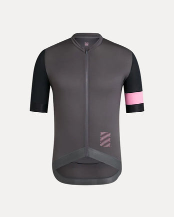 Rapha Pro Team Training Jersey - Carbon Grey/Black/Pink