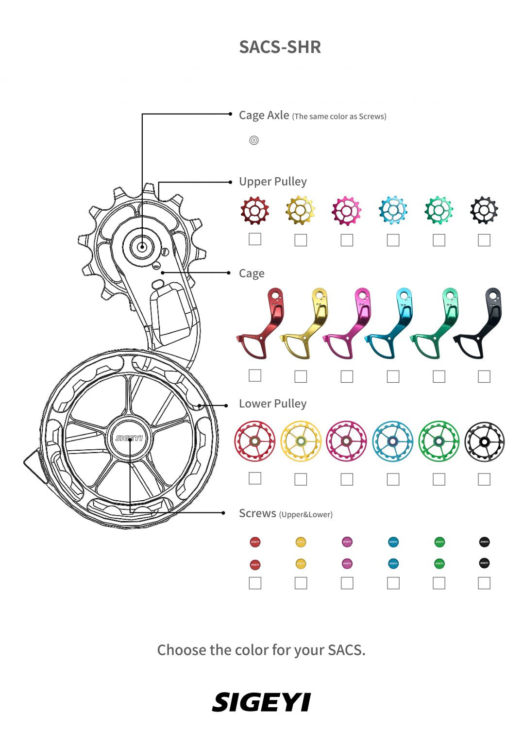 SIGEYI &quot;SACS&quot; Single Arm Cage System - Sigeyi