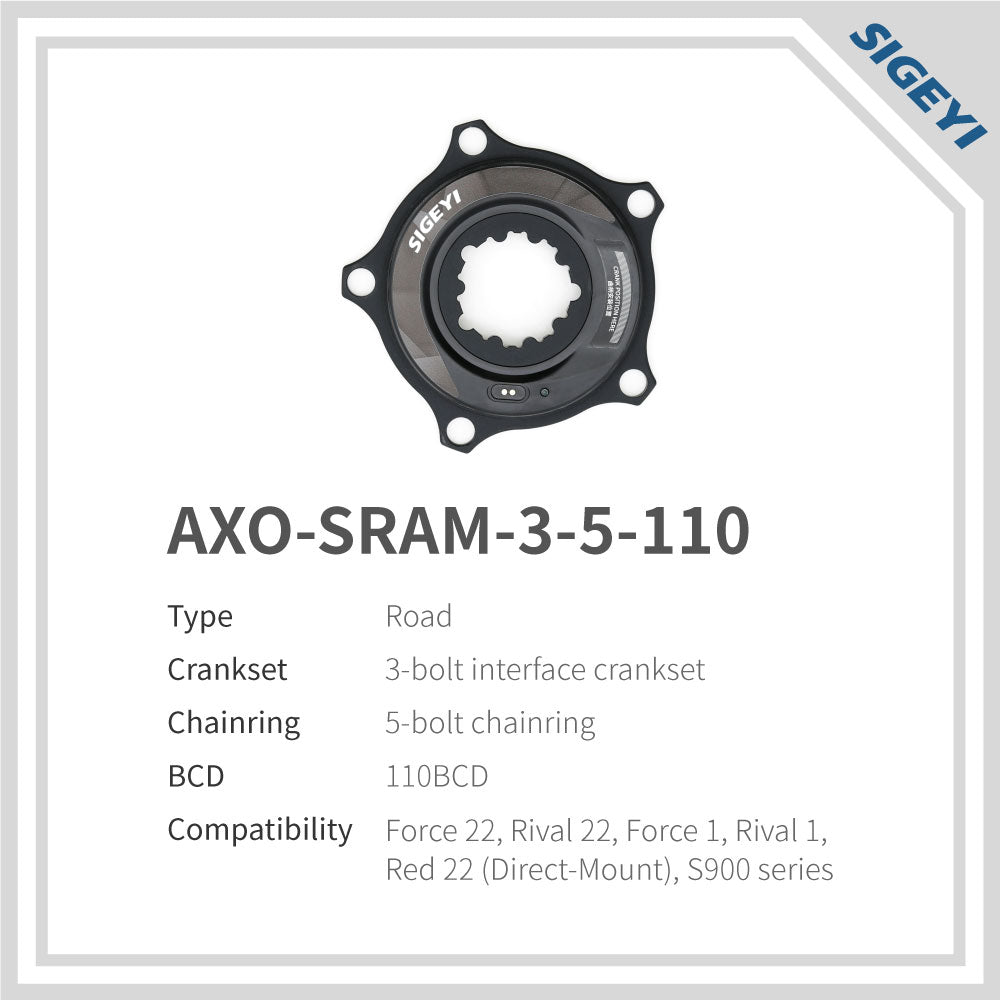 Sigeyi AXO パワーメーター SRAM 用 3-5-110 | Enroute.cc