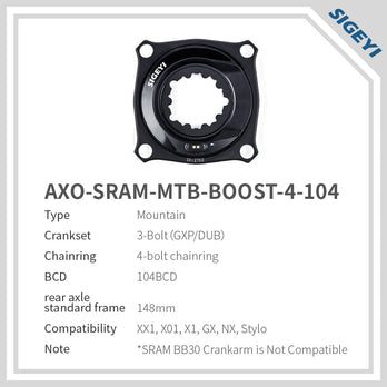 Sigeyi AXO Power Meter for SRAM MTB Boost