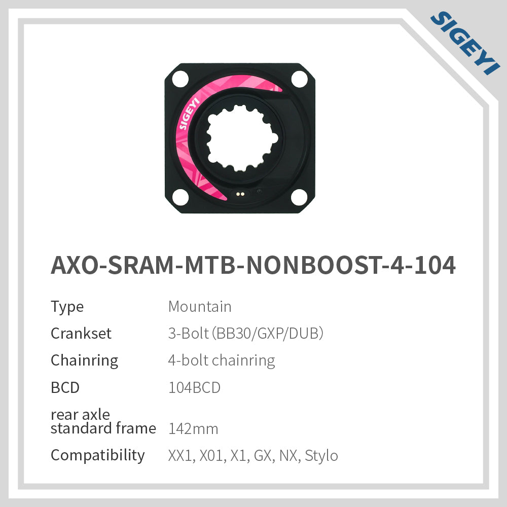 Sigeyi AXO Power Meter for SRAM MTB Non-Boost