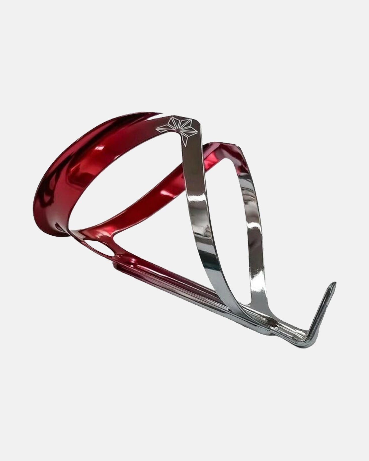 Supacaz Fly Cage Limited Edition Red w/ Platinum