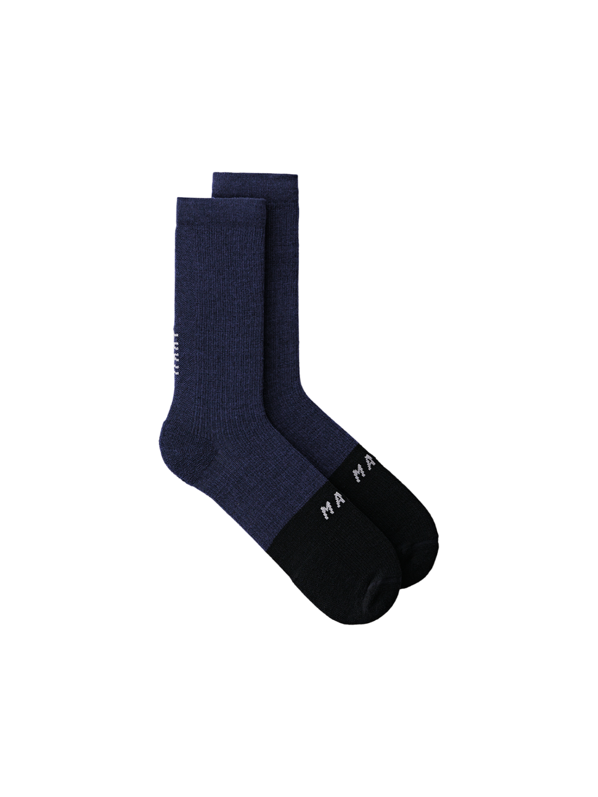 Division Merino Sock - Black Navy