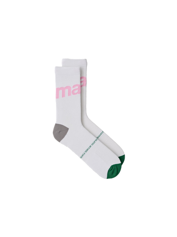 Training Sock - White-Orchid