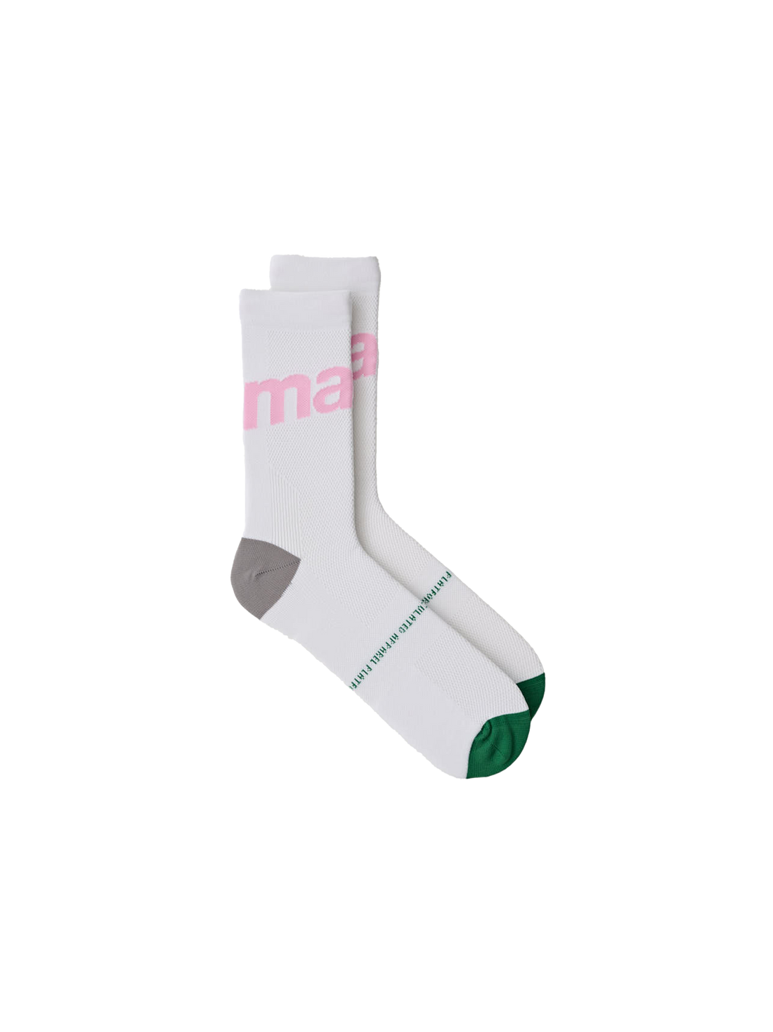 Training Sock - White-Orchid