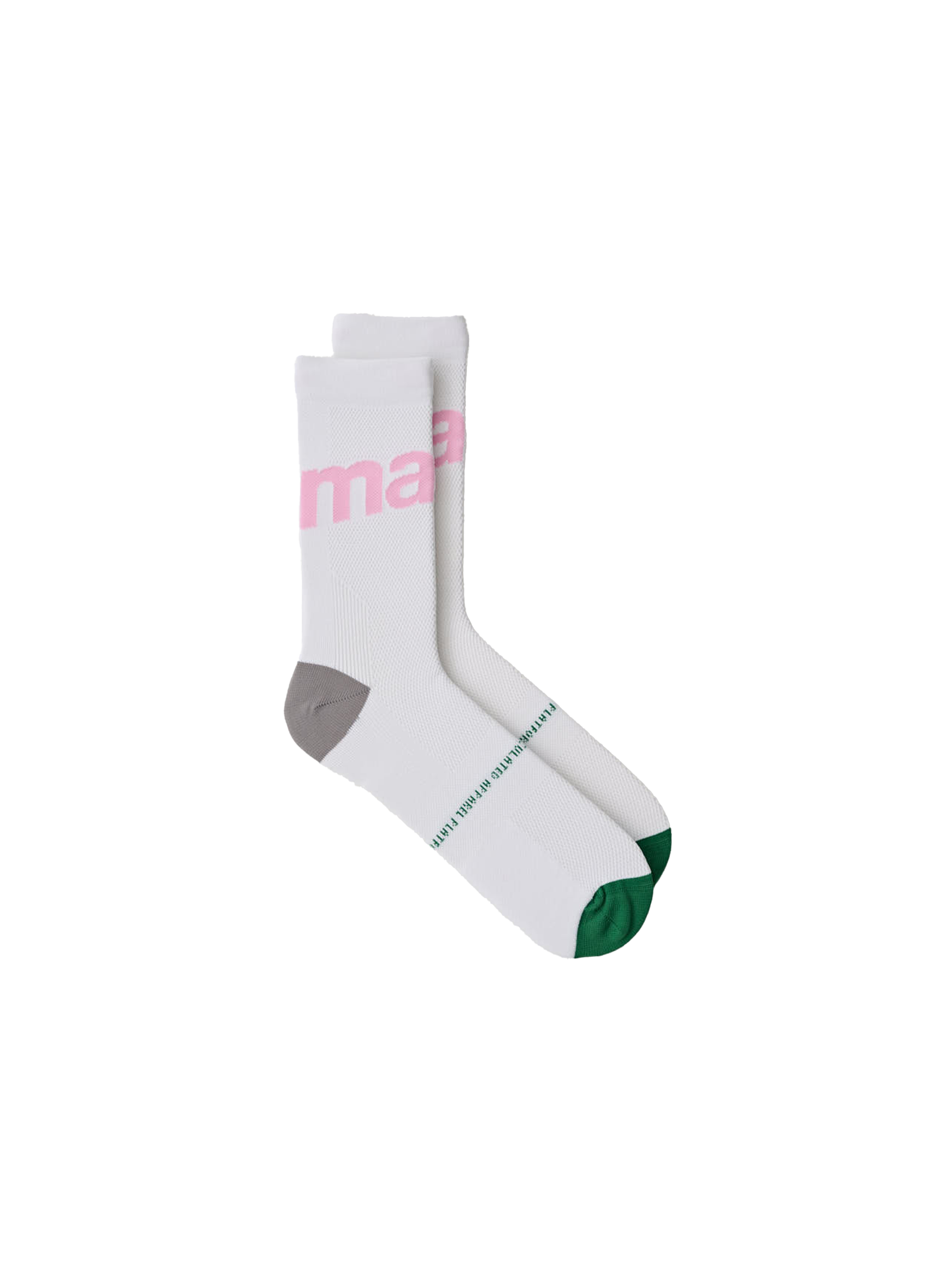 Training Sock - White-Orchid