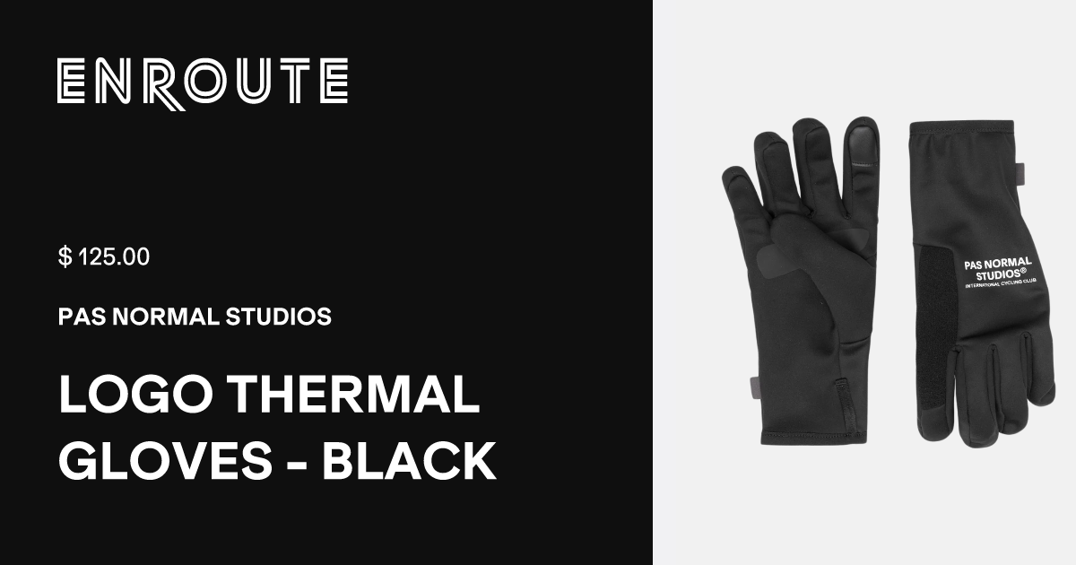 Logo Thermal Gloves - Black | Gloves